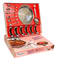 Comprar Jogo De Tigelas + Colheres Pu002F Sobremesa Servir Mousse 28 Pçs