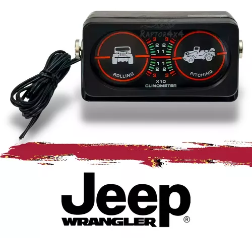Inclinometro Grafico Para Jeep Wrangler Accesorios 4x4 Jeep