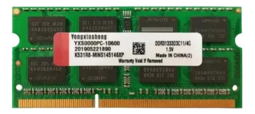 Memoria Ram Ddr3 4gb 1333 Mhz Pc3 10600 Para Portatil