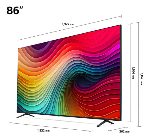 Televisor inteligente Nanocell de 86 pulgadas 4k - 86nano80tsa