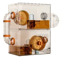 Comprar Gaiola Casinha Hamster Acrílico 2 Andares Premium C\u002F Tubo