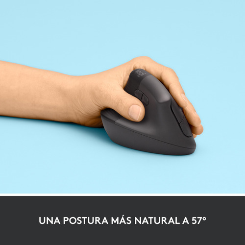 Mouse Izquierdo Logitech Mx Vertical Lift Grafito Revogames