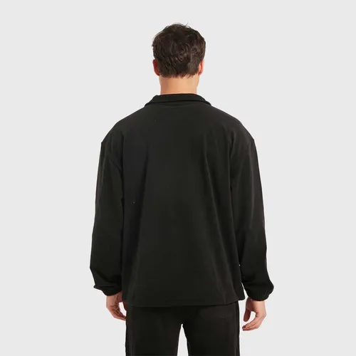 Polerón Hombre Medio Zipper Negro Fashion's Park