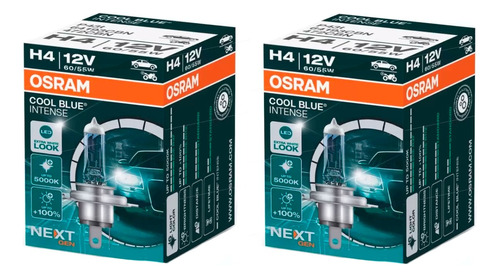 Kit 2 Lamparas H4 Osram Cool Blue 12v 60/55w