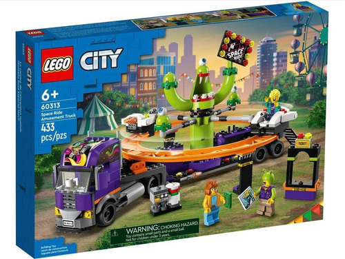 Lego 60313 Camión De Atracciones Space Ride