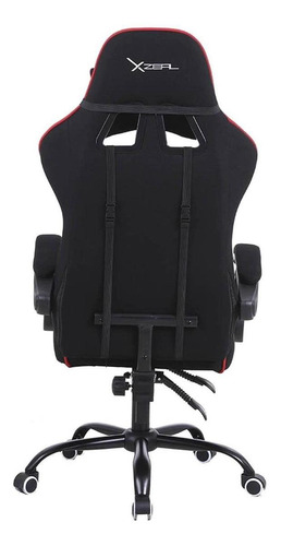 Silla de escritorio Xzeal XZ20 gamer ergonómica negra y roja