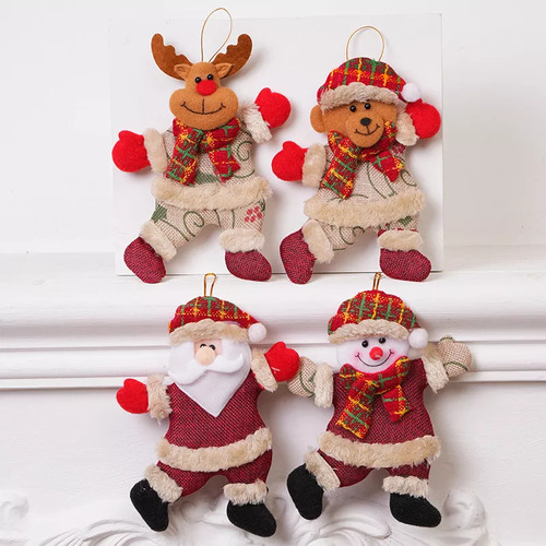 12pcs Accesorios Para Árboles De Navidad Muñecas De Navidad