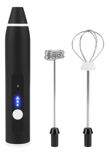 Mezclador De Leche, Espumador Eléctrico Recargable Por Usb D