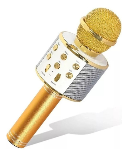 Micrófono Inalámbrico Karaoke Ws-858 Bluetooth