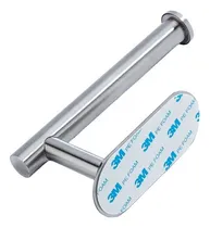 Comprar Porta Papel CASES TOP Higiênico Em Aço Inox Premium Adesivo 3m Cor Prateado