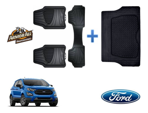 Tapetes Uso Rudo + Cajuela Ford Ecosport 2018 A 2020 Armor