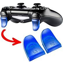 Paquete Extensor L2 R2 Para Controlador Ps4 - Azul