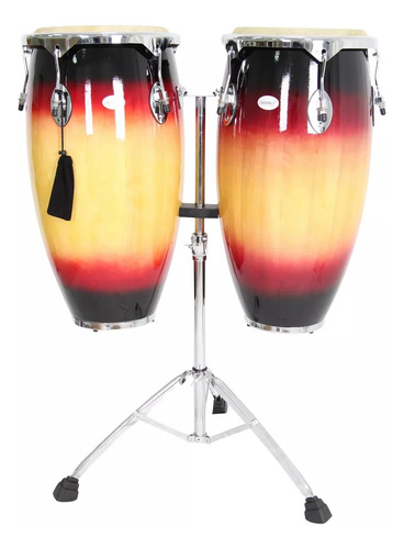 Tumba Y Conga 11 ¾ Y 12 ½ California Importado Percusion Sb