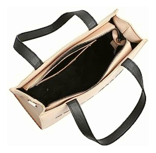 Perry Ellis Bolso Tote Color Ivory Para Dama