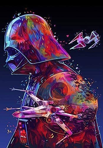 Kit De Pintura 5d Con Diamantes Star Wars Darth Vader