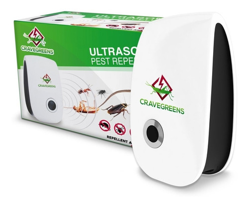 Cravegreens Pest Control Repelente Ultrasonico Para Insectos