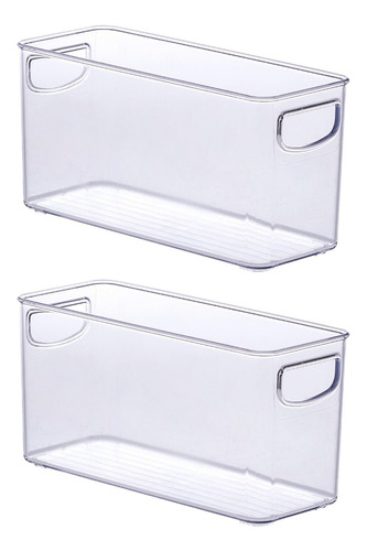 2 Und Organizador Diamond Banheiro Quarto Cozinha 901 Cor Transparente