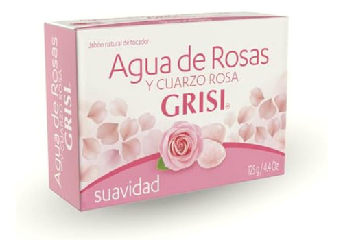 Grisi, Jabón De Tocador, Agua De Rosas Y Cuarzo Rosa |