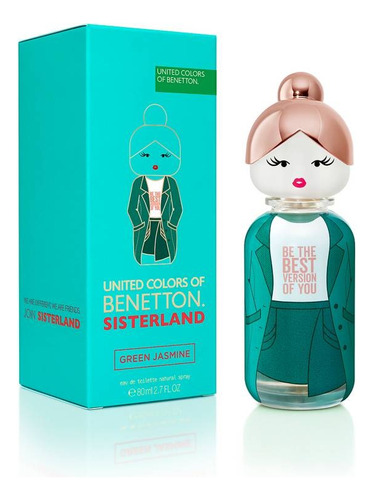 Benetton United Colors Sisterland Green Jasmine Edt 80ml 