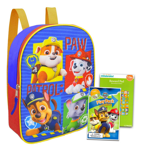 Nick Shop Patrol Mini Mochila Escolar Para Niños ~ Paquete D