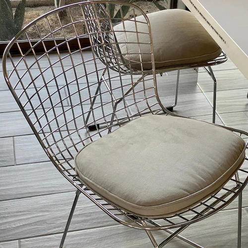 Imagen 2 de 8 de Almohadones Para Sillas Bertoia Pequeño Taller