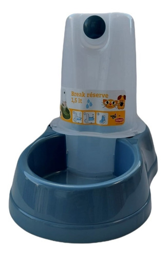 Bebedero Dispenser Perro Gato Stefanplast Break 1.5 Lt