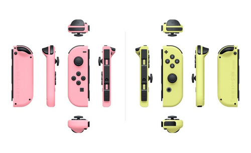 Imagen 3 de 3 de Joy Con Controllers Pastel L Pink R Yellow - Nintendo Switch