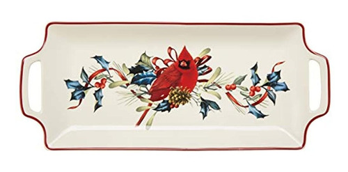 Lenox 880134 Winter Greetings Bandeja Para Entremeses