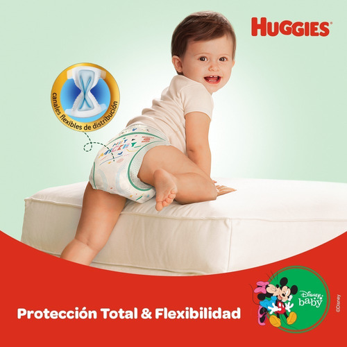 Imagen 4 de 9 de Pañales Huggies Flexi Comfort Ahorrapack