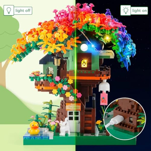 Juego De Construcción De Árbol Bonsái En Flor De