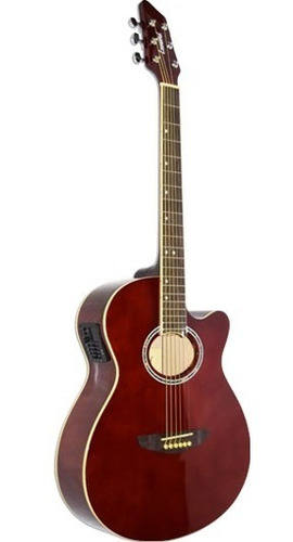 Guitarra Electroacustica Leonard La262waeq Con Corte Y Eq