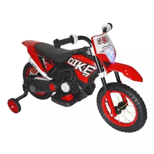 Mini Moto Eletrica Infantil Moto Cross 6v Com Luz E Som