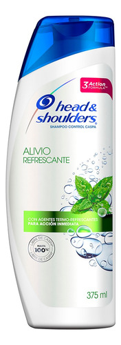 Shampoo Head & Shoulders Alivio Refrescante en botella de 375mL por 1 unidad