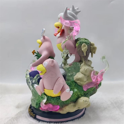 Figura Anime Pokemon Evoluciones De Slowpoke Colección Led