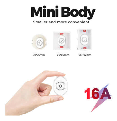 Interruptor Inteligente Wifi Módulo De Luz Blanco 16a