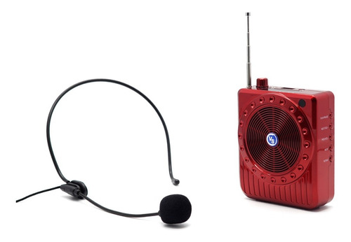 Mini Altavoz Portatil Con Diadema Radio Fm Y Reproductor Mp3