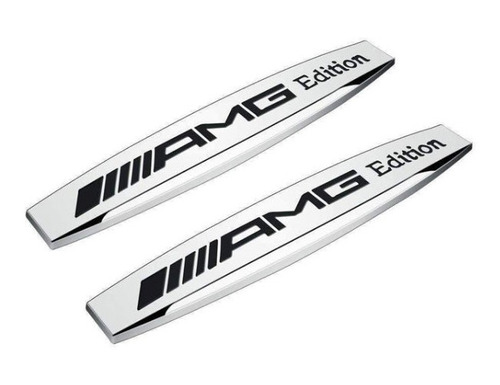 Emblema Mercedes Amg Edition Lateral Costado X2