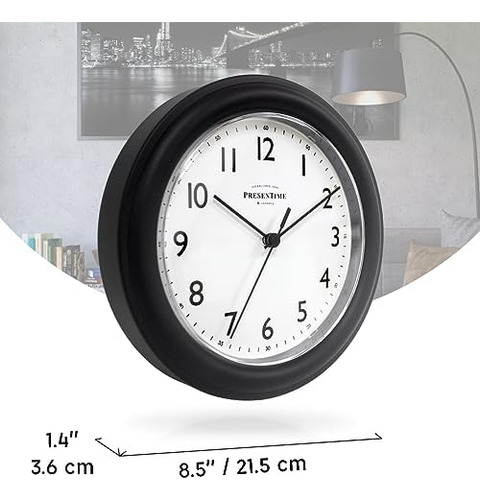 Presentime & Co 85 Modern Farmhouse Clock De Pared Sin De
