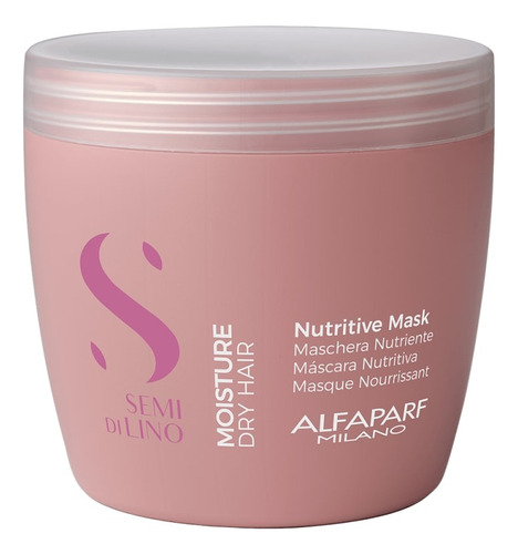 Mascarilla Capilar Nutrición Alfaparf Milano 500ml Semi Di L