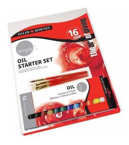 Set De Óleo Daler-rowney 16 Pzs