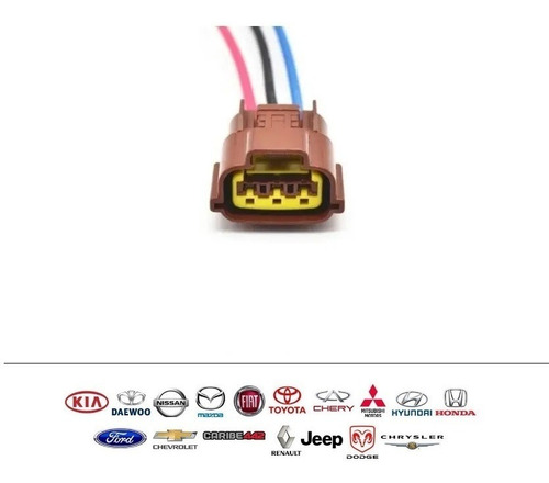 Conector Sensor Map Luv Dmax 3.5 3 Pines