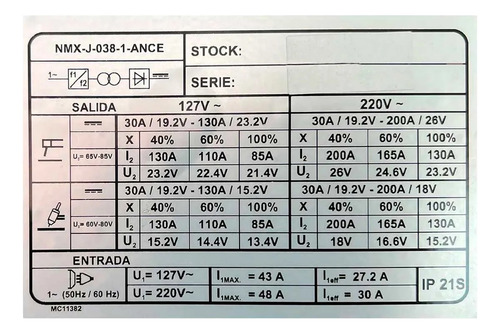 Soldadora Inversora Infra 200amp Arctron 200 Pantalla Lcd 110/220v Original
