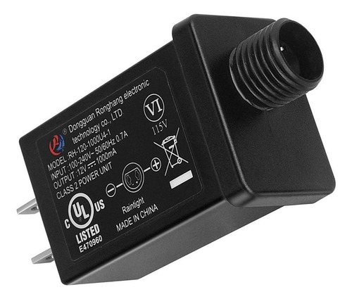 Adaptador De Corriente Ac 110v A Dc 12v 1a Transformador Enc