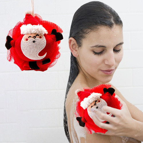 Bola De Baño Grande De Papá Noel Para Decoración Navideña, F