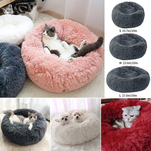 Imagen 5 de 9 de Cama Para Perros Y Gatos 60 Cm Cálida