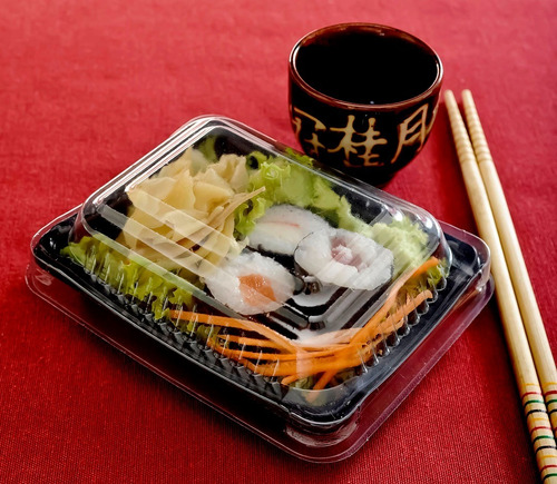 Bandeja Descartable Sushi Go900 (10x7) Pack X 10