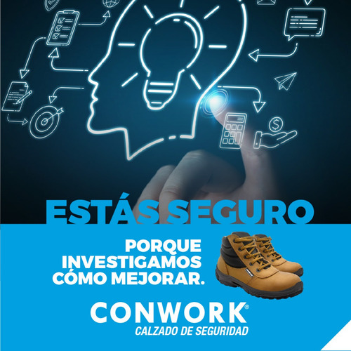Imagen 7 de 10 de Botin De Seguridad Conwork Línea Fly 553baf Titan Camel