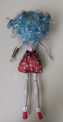 Boneca Monster High Ghoulia Yelps Festa Petit Poa (Usado)