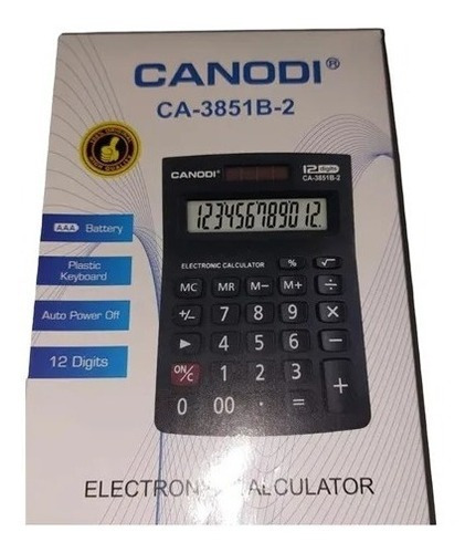 Imagen 2 de 2 de Calculadora De Escritorio Pantalla Grande 12 Digitos Memoria