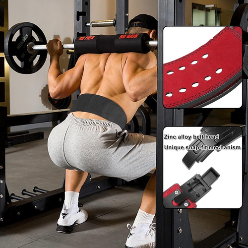 Cinturón De Gimnasio Powerlifting Lever, Power 10 Mm O 13 Mm